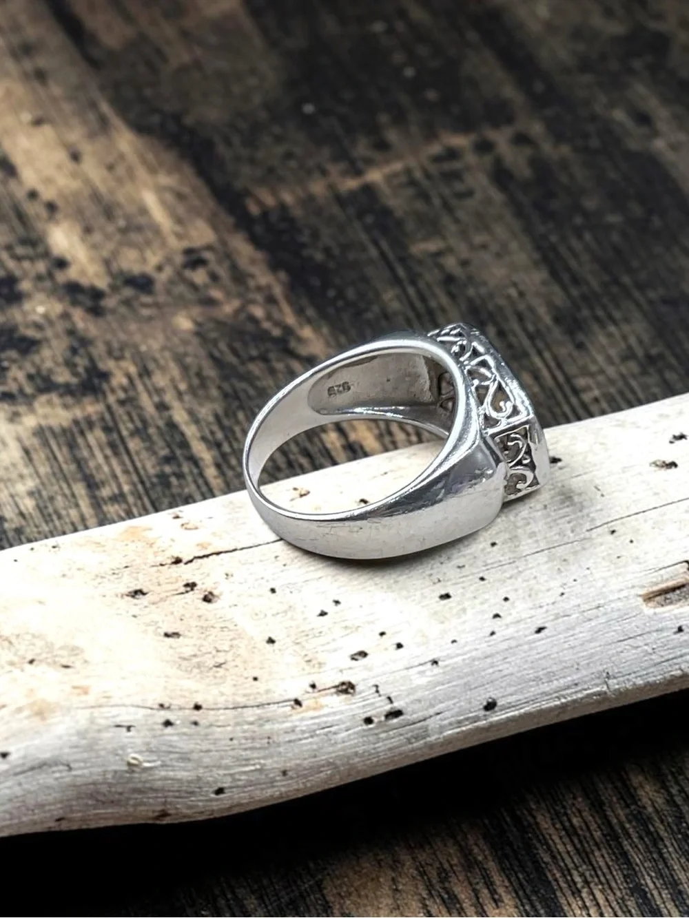 🌺Vintage Sterling & Mother of Pearl Ring